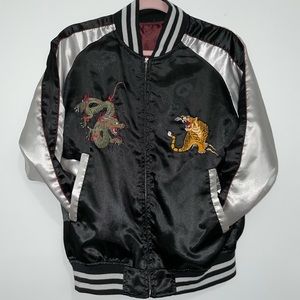 Vintage Japanese Art Embroidered Jacket